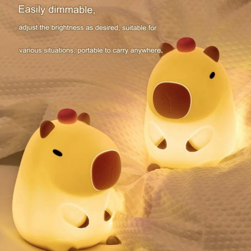 Cute Capybara Night Light
