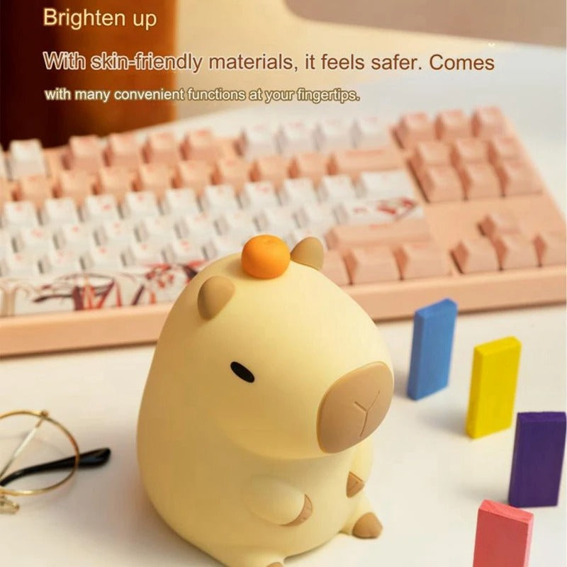Cute Capybara Night Light