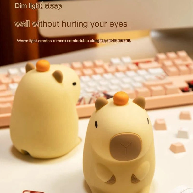Cute Capybara Night Light
