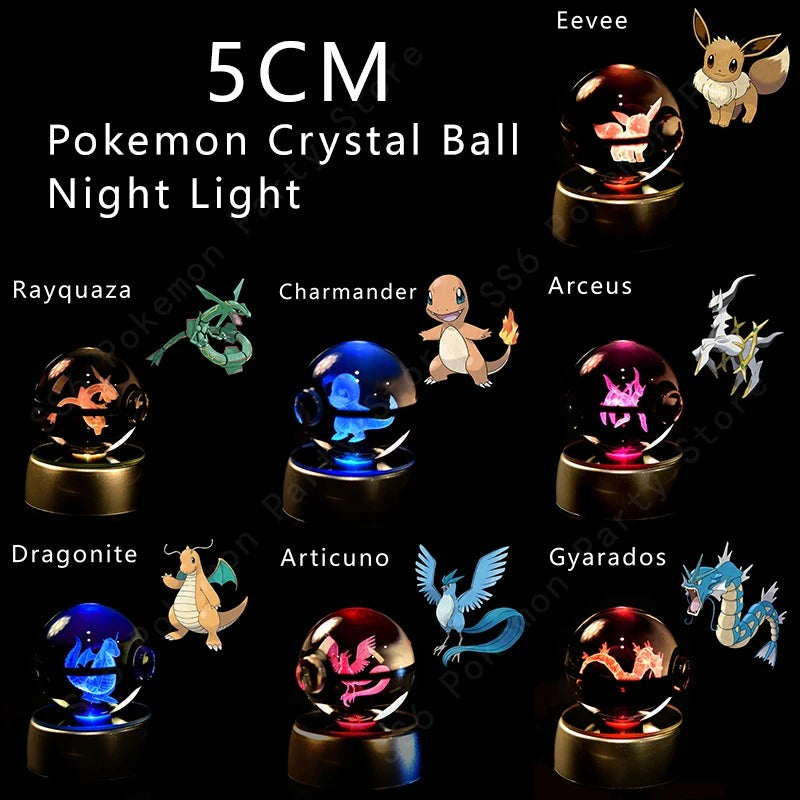 Pokémon Crystal Ball Night Lamp