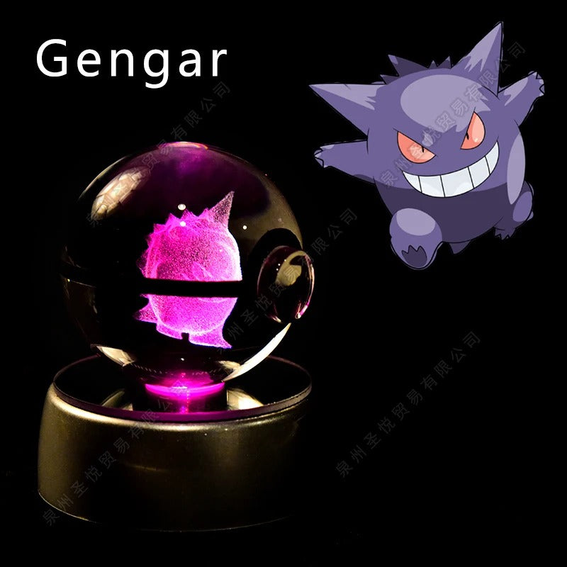 Pokémon Crystal Ball Night Lamp